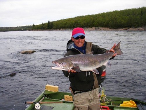 saumon,pêche a la mouche,salmo salar,yokanga,penisule de kola,russie,fly fish yokanga