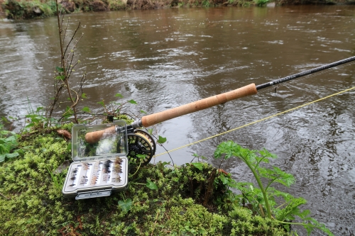 pêche de la truite à la mouche en Bretagne, pêche de la truite en Spey, trout Spey, Spey cast pour la truite, Sage trout Spey, Redington trout spey, Jean-Baptiste Vidal Moniteur-guide pêche, Enjoy Fishing