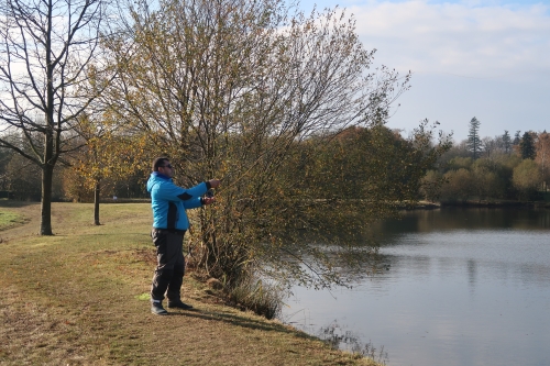 peche en réservoir, initiation pêche à la mouche, apprentissage du lancer et technique de double traction, jean-baptiste vidal Moniteur-Guide de pêche, Enjoy Fishing 