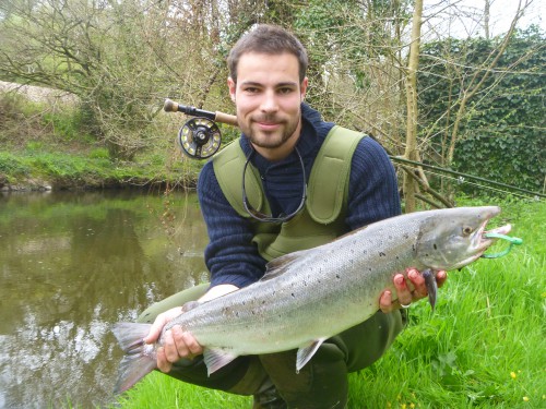 saumon à la mouche en Bretagne, Elorn, Tristan Audrezet, Pêche à la mouche, saumon, bretagne