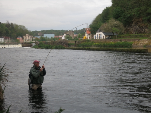 peche du saumon en Bretagne, saumon atlantique en France, meilleures rivières à saumon de Bretagne, guide de pêche au saumon, Jean-Baptiste Vidal guide de pêche à la mouche en Bretagne, Enjoy Fishing, Guide de pêche bretagne