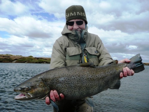 truite de mer, sea trout fishing, pêche a la mouche, fly fishing, Argentina, Argentine, Rio Grande, Rio Irigoyen, Rio Gallegos