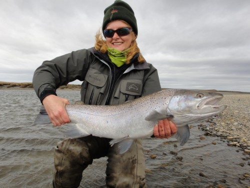 truite de mer, sea trout fishing, pêche a la mouche, fly fishing, Argentina, Argentine, Rio Grande, Rio Irigoyen, Rio Gallegos