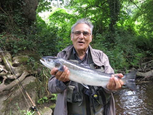 peche du saumon en Bretagne, saumon atlantique en France, meilleures rivières à saumon de Bretagne, guide de pêche au saumon, Jean-Baptiste Vidal guide de pêche à la mouche en Bretagne, Enjoy Fishing, Guide de pêche bretagne