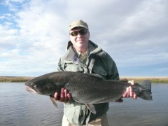 truite de mer, sea trout fishing, pêche a la mouche, fly fishing, Argentina, Argentine, Rio Grande, Rio Irigoyen, Rio Gallegos