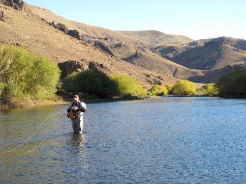 Collon Cura, Patagonie du Nord, pêche a la mouche, truite fario, truite arc en ciel, Patagonia, enjoyfishing