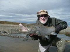 truite de mer, sea trout fishing, pêche a la mouche, fly fishing, Argentina, Argentine, Rio Grande, Rio Irigoyen, Rio Gallegos