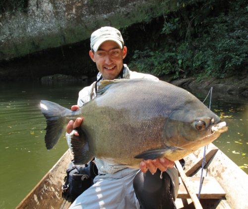 histoire de pêche, dorado, pacu à la mouche, pêche du pacu, gros pacu en sèche, Tsimane lodge, dorado et pacu bolivien, Jean-Baptiste Vidal Moniteur-Guide de pêche à la mouche, Enjoy Fishing