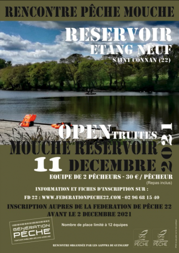 pêche en réservoir,open de saint connan,pêche à la mouche,compétition réservoir,peche à la mouche en bretagne,compétition mouche bretagne,réservoir de l'etang neuf,aappma de guingamp